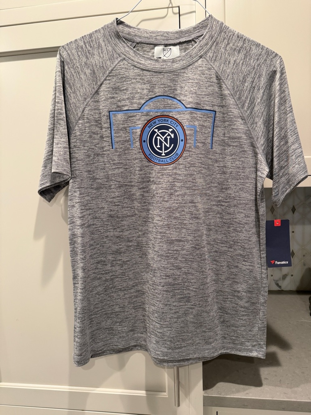 Fanatics Gray New York City FC Short Sleeve Performance Tee